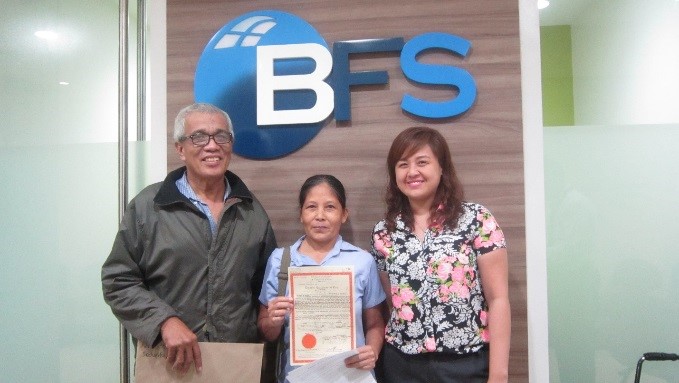 BFS helps couple secure homes
